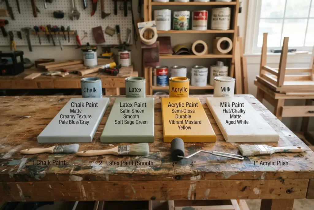 best-furniture-paint finishes-on-different-wooden-furniture-pieces